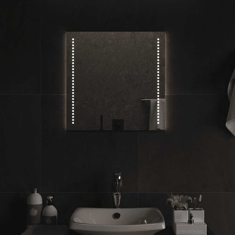 Vidaxl badkamerspiegel led 50x50 cm