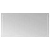 Vidaxl badkamerspiegel led 100x50 cm