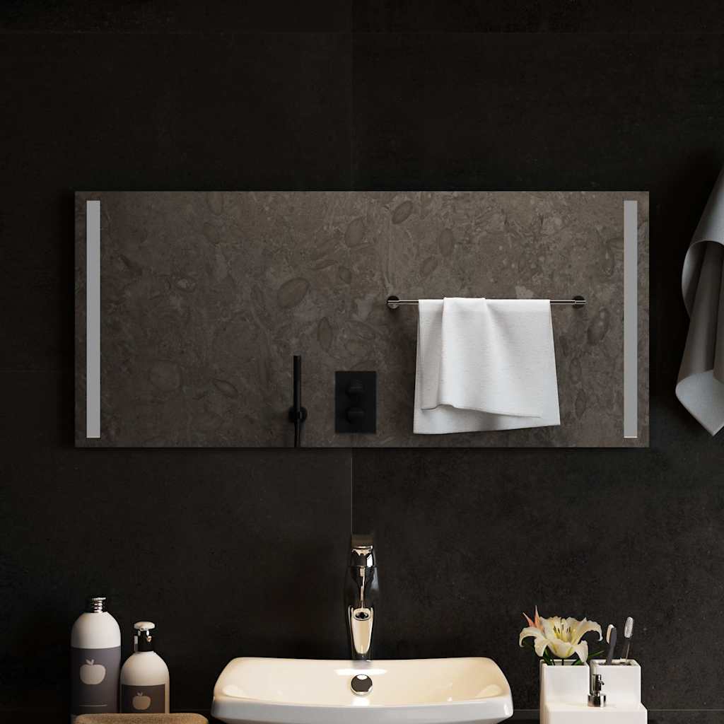 Vidaxl badkamerspiegel led 90x40 cm