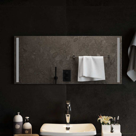 Vidaxl badkamerspiegel led 90x40 cm