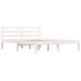 Vidaxl bedframe massief grenenhout wit 120x190 cm