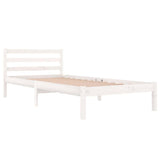Vidaxl bedframe massief grenenhout wit 90x200 cm