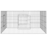 Vidaxl konijnenkooi 110x110x55 cm gegalvaniseerd ijzer