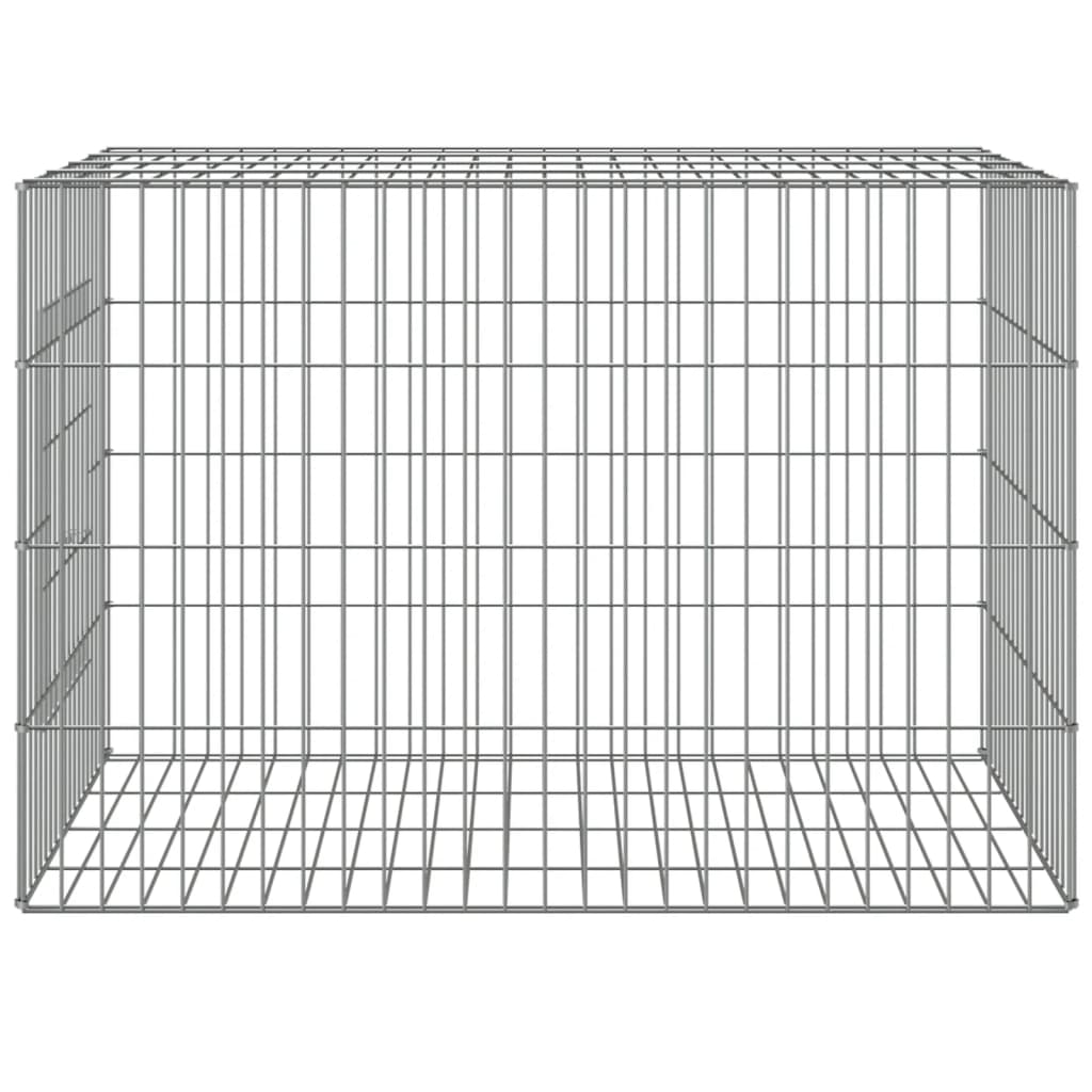 Vidaxl konijnenkooi 78x54x54 cm gegalvaniseerd ijzer