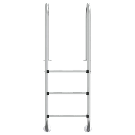 Vidaxl zwembadladder 54x38x158 cm 304 roestvrijstaal