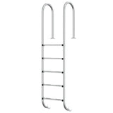 VidaXL Zwembadladder 54x38x211 cm 304 roestvrij staal