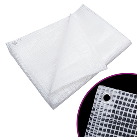 Vidaxl dekzeil leno 140 g m² 3x3 m wit