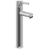 Vidaxl wastafel met kraan en pop-up afvoer gehard glas bruin