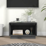 Vidaxl tv-meubel 60x35x35 cm massief grenenhout grijs