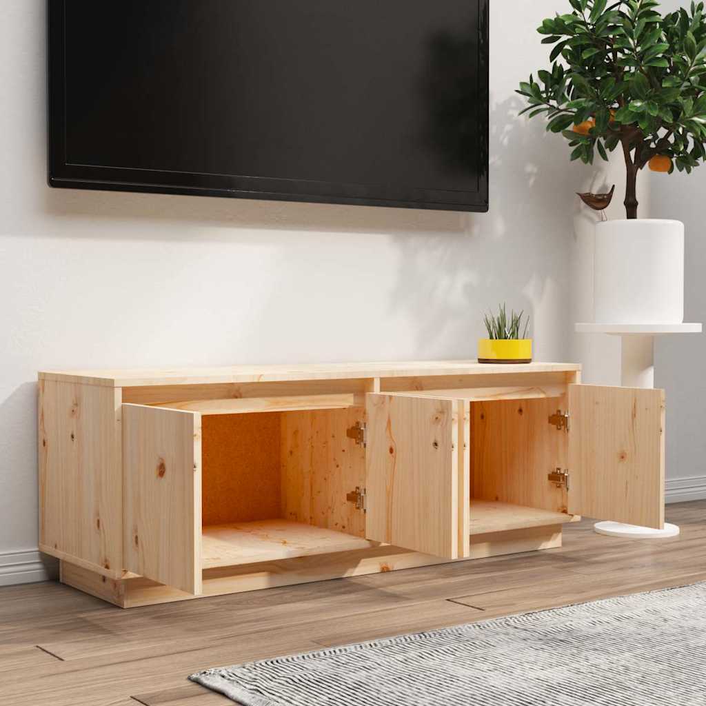 Vidaxl tv-meubel 110x34x40 cm massief grenenhout