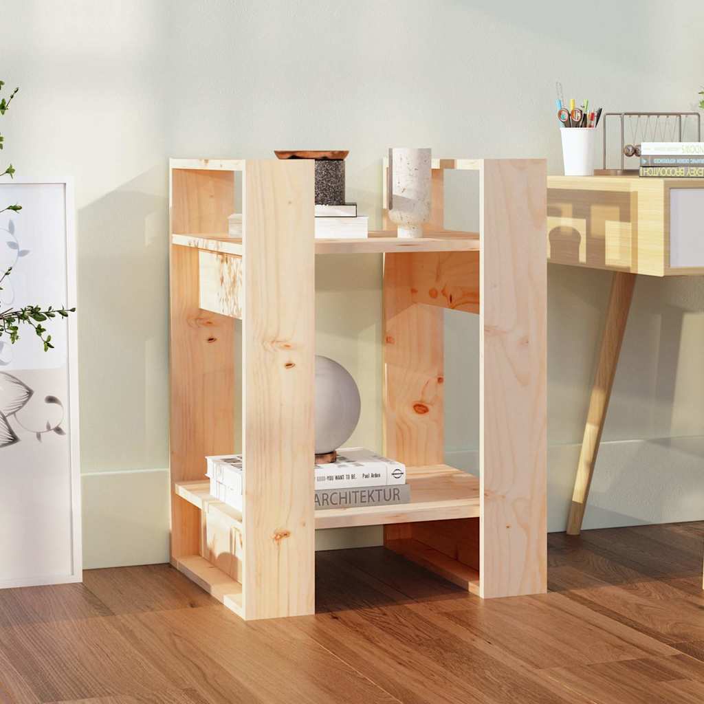 Vidaxl boekenkast kamerscherm 41x35x57 cm massief grenenhout