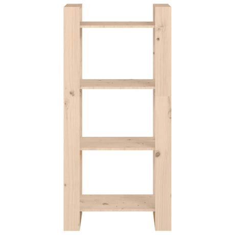Vidaxl boekenkast kamerscherm 60x35x125 cm massief grenenhout