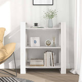 Vidaxl boekenkast kamerscherm 80x35x91 cm massief grenenhout wit