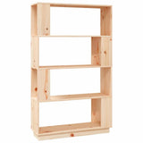 Vidaxl boekenkast kamerscherm 80x25x132 cm massief grenenhout