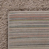 VidaXL Vloerkleed shaggy hoogpolig 160x230 cm beige