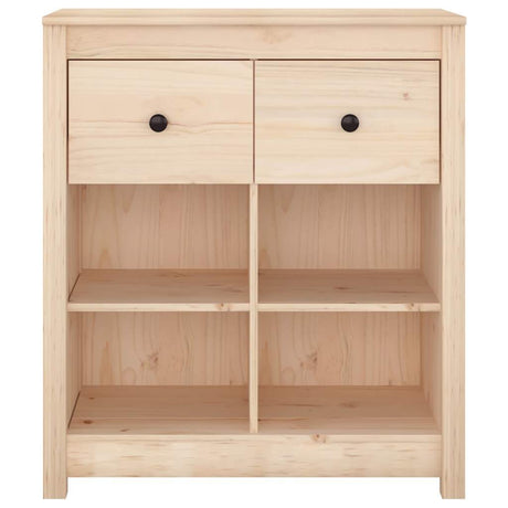 Vidaxl dressoir 70x35x80 cm massief grenenhout