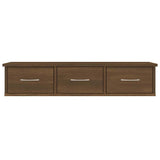 Vidaxl wandkast 88x26x18,5 cm bewerkt hout bruin eikenkleur
