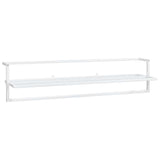 Vidaxl handdoekenrek 95x25x22 cm ijzer wit