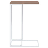 Vidaxl bijzettafel 40x30x59 cm bewerkt hout wit