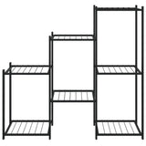 Vidaxl bloemenstandaard 83x25x80 cm ijzer zwart