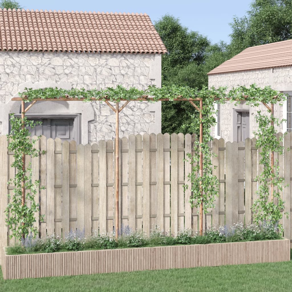 Vidaxl pergola 385x40x205 cm bamboe