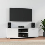 Vidaxl tv-meubel 120x40,5x35 cm bewerkt hout wit