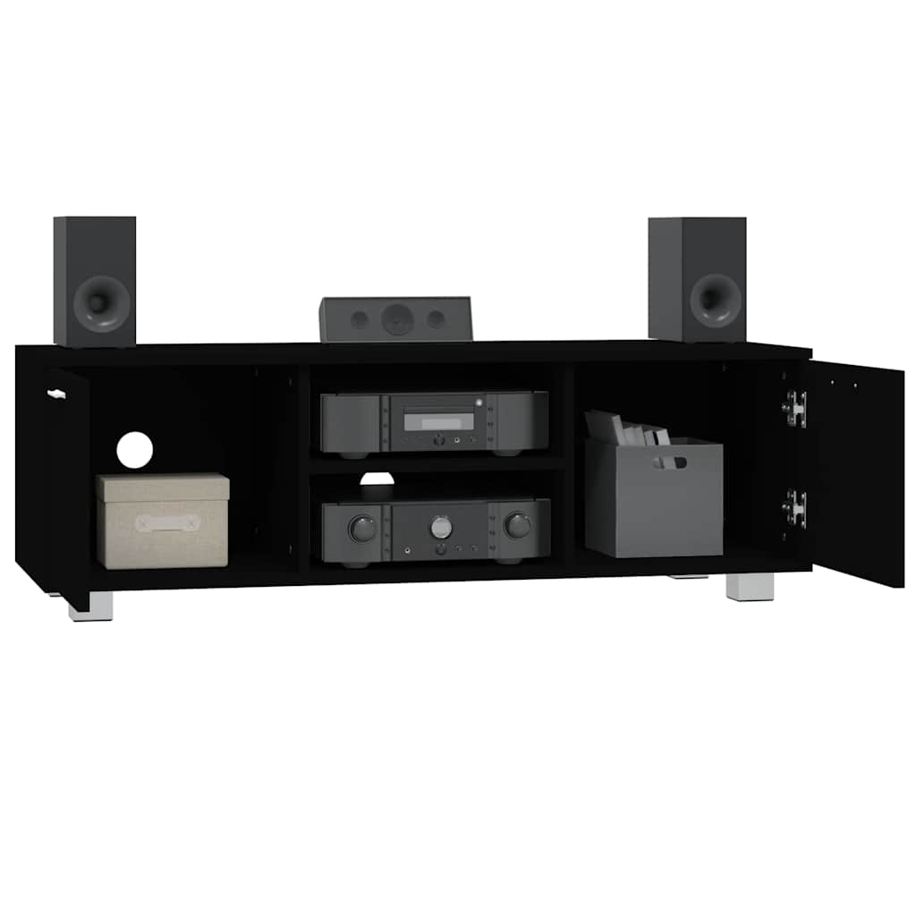 Vidaxl tv-meubel 120x40,5x35 cm bewerkt hout zwart