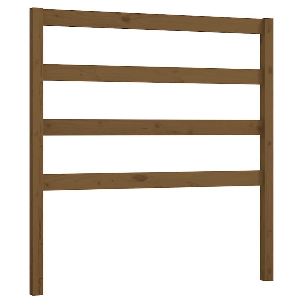 Vidaxl hoofdbord 81x4x100 cm massief grenenhout honingbruin
