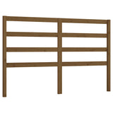 Vidaxl hoofdbord 126x4x100 cm massief grenenhout honingbruin