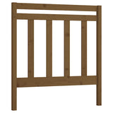 Vidaxl hoofdbord 106x4x100 cm massief grenenhout honingbruin