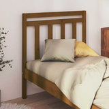 Vidaxl hoofdbord 106x4x100 cm massief grenenhout honingbruin