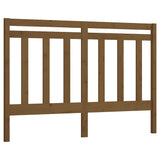 Vidaxl hoofdbord 141x4x100 cm massief grenenhout honingbruin