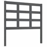 Vidaxl hoofdbord 95,5x4x100 cm massief grenenhout grijs