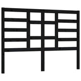 Vidaxl hoofdbord 166x4x104 cm massief grenenhout zwart