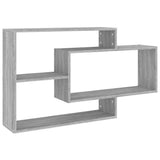 Vidaxl wandschap 104x20x58,5 cm bewerkt hout grijs sonoma eikenkleurig