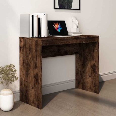 Vidaxl bureau 90x40x72 cm bewerkt hout gerookt eikenkleurig