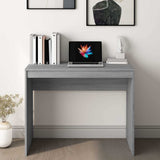 Vidaxl bureau 90x40x72 cm bewerkt hout grijs sonoma eikenkleurig