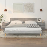 Vidaxl nachtkastjes 2 st 40x30x40 cm bewerkt hout grijs sonoma eiken
