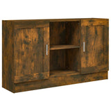 Vidaxl dressoir 120x30,5x70 cm bewerkt hout gerookt eikenkleurig