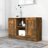 Vidaxl dressoir 120x30,5x70 cm bewerkt hout gerookt eikenkleurig