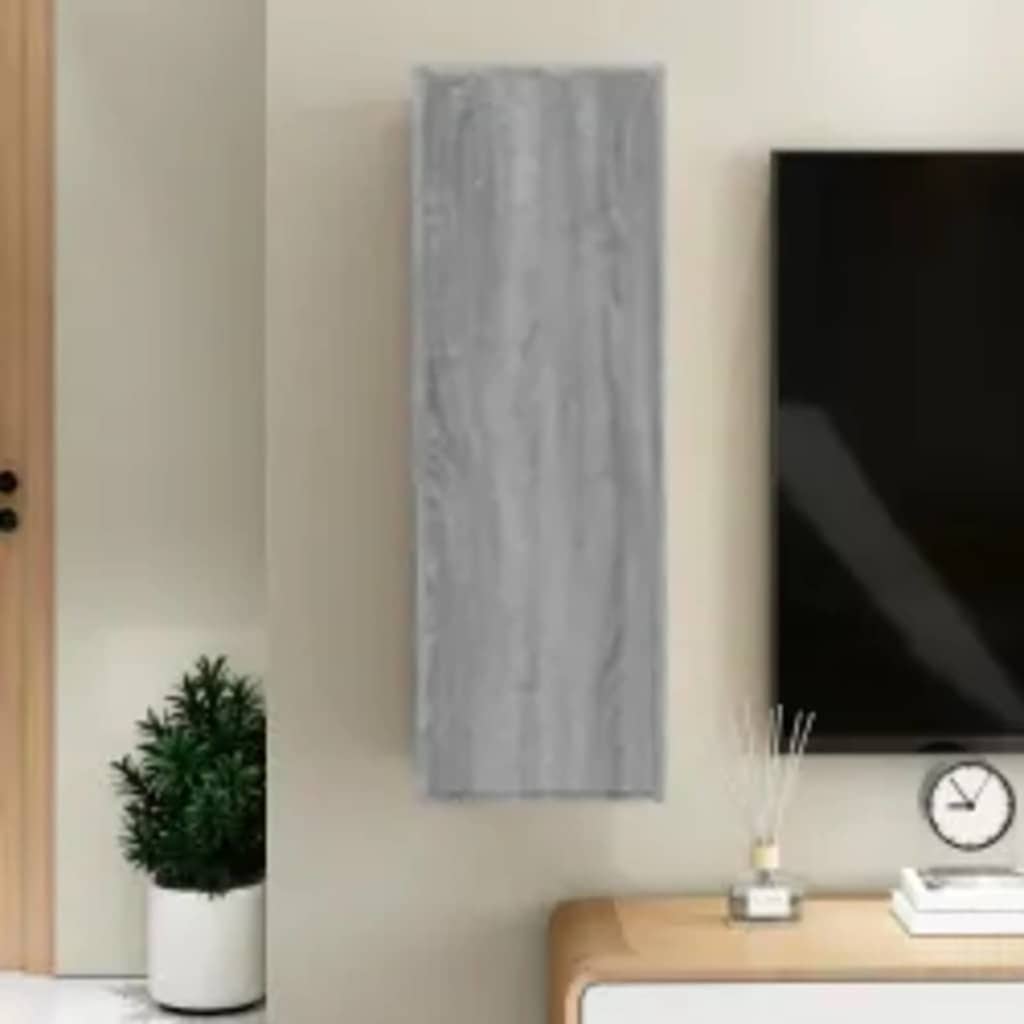 Vidaxl tv-meubel 30,5x30x90 cm bewerkt hout grijs sonoma eikenkleur