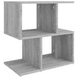 Vidaxl nachtkastje 50x30x51,5 cm bewerkt hout grijs sonoma eikenkleur