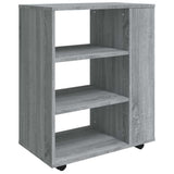 Vidaxl rolkast 60x35x75 cm bewerkt hout grijs sonoma eiken