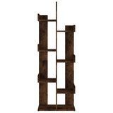 Vidaxl boekenkast 48x25,5x140 cm bewerkt hout gerookt eikenkleurig