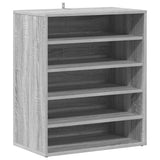 Vidaxl schoenenkast 60x35x70 cm bewerkt hout gerookt eikenkleurig