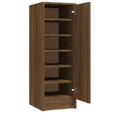 VidaXL Schoenenkast 32x35x92 cm bewerkt hout bruin eikenkleur