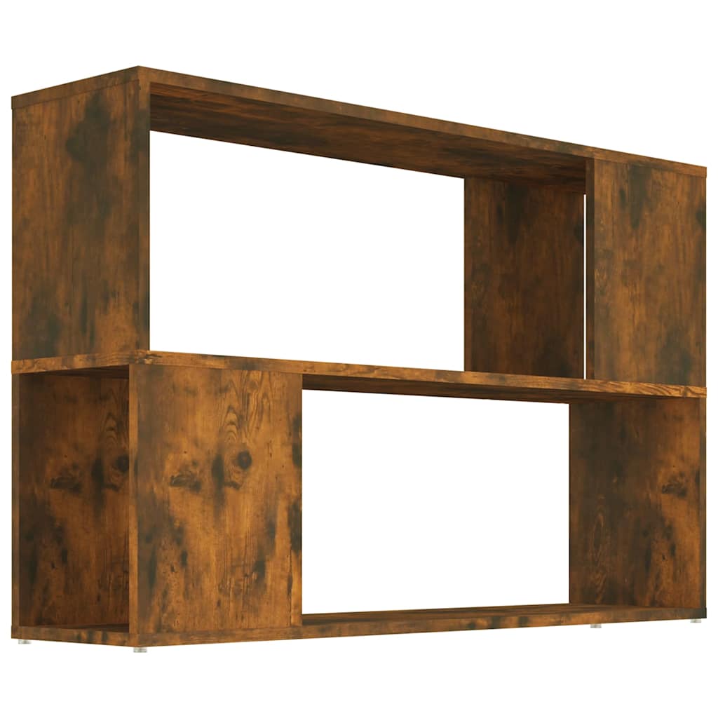 Vidaxl boekenkast 100x24x63 cm bewerkt hout gerookt eikenkleurig