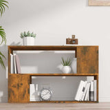 Vidaxl boekenkast 100x24x63 cm bewerkt hout gerookt eikenkleurig