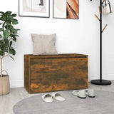 Vidaxl halbankje 80x40x45 cm bewerkt hout gerookt eikenkleurig