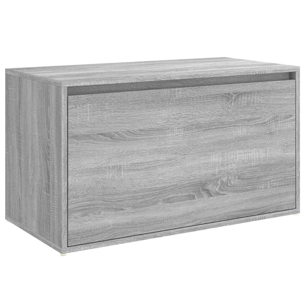 Vidaxl halbankje 80x40x45 cm bewerkt hout grijs sonoma eikenkleurig